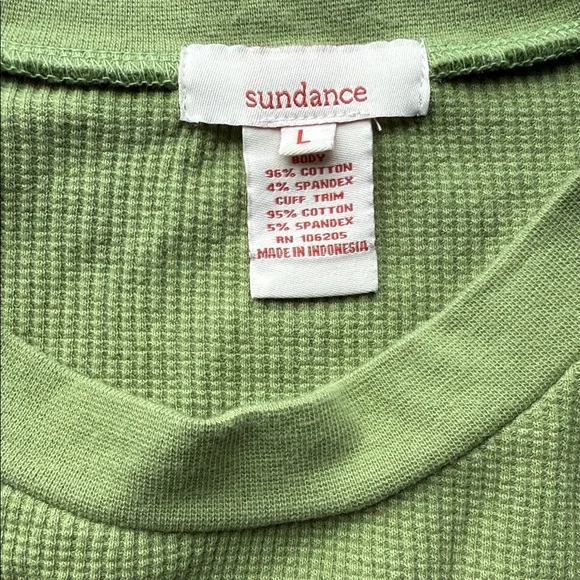 Olive Green Long Sleeve Women's Top - Picture 4 of 5